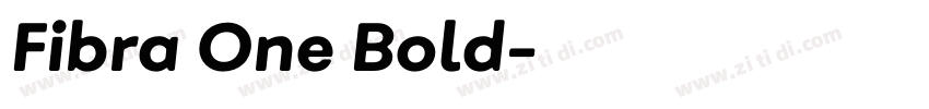 Fibra One Bold字体转换